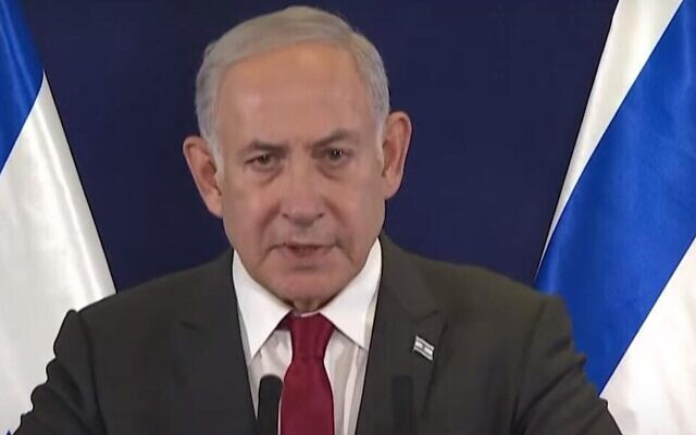 Benjamin Netanyahu is planning retaliation against Palestine. (Times of Israel)